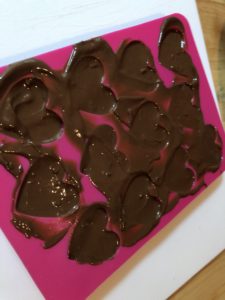 簡単チョコ ハート型