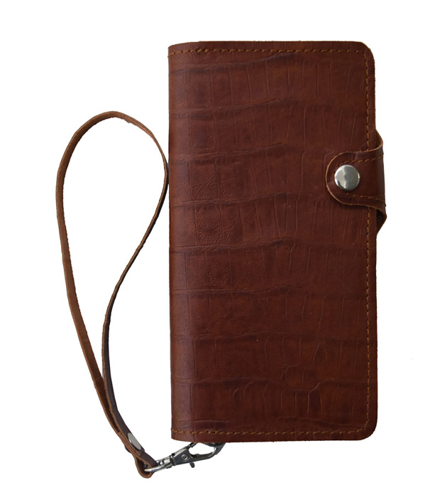 手帳型 スマホケース レザー 革 茶色 ブラウン