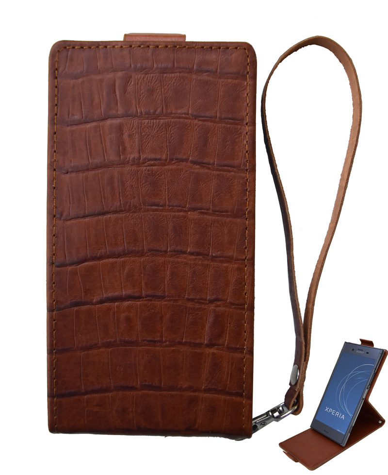 手帳型 スマホケース レザー 革 茶色 ブラウン