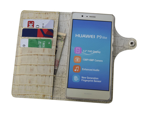 手帳型 スマホケース 本革 緑